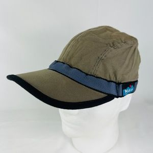 Vintage 1990s KAVU Hat Khaki Canvas Adjustable Medium
